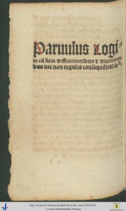 Parvulus logicae modernorum.