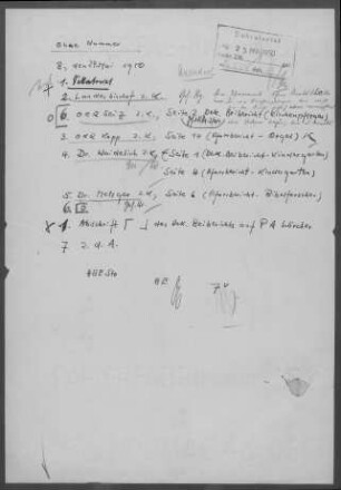 Auendorf: Visitationsbericht mit Pfarrbericht 1949
