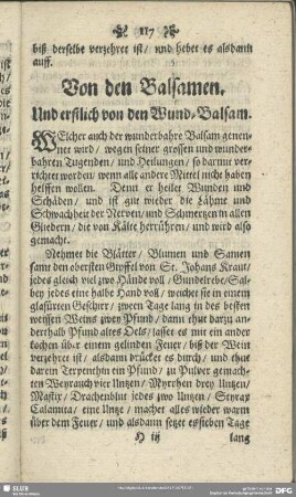Von den Balsamen