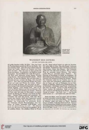 Weisheit des Ostens: aus dem "Tao-Te-King" des Laotse