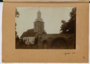 Kirche, Sydow: Ansicht (aus: Skizzen- und Fotoalbum 29)