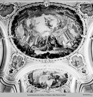 Deckendekoration : Der heilige Jakobus erscheint König Ferdinand von Aragon