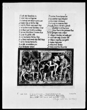Rudolf von Ems, Weltchronik — Tod Sauls, Folio 171recto