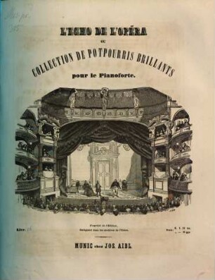 L' écho de l'opéra : ou collection de potpourris brillants sur des thèmes les plus favoris des nouveaux opéras ; arrangés pour le piano, 56. Die Musketiere der Königin