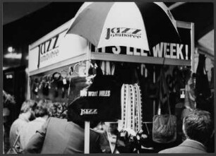 Verkaufskiosk zum Jazz Jamboree Warschau 1983