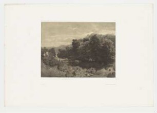 Landschaft, Blatt 85 der Folge "Werke"