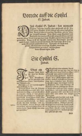Vorrede auff die Epistel S. Judas.