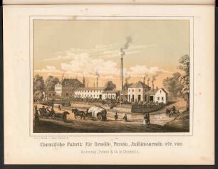 Chemische Fabrik für Orseille, Persio, Indigocarmin etc. von Duvernay, Peters & Co in Chemnitz