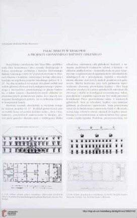 17: Pałac Biskupi w Krakowie a projekty Giovanniego Battisty Gisleniego