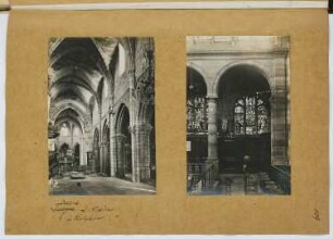 St. Alpin, Chalons-en-Champagne: Innenansichten (aus: Skizzen- und Fotoalbum 10)