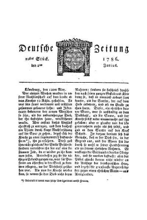 Lüneburg, den 12ten May