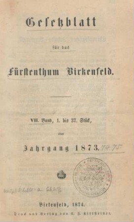 Jahrgang 1873