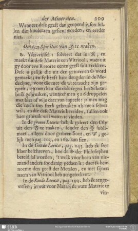 Om een Spiritus van [Eisen] te maken