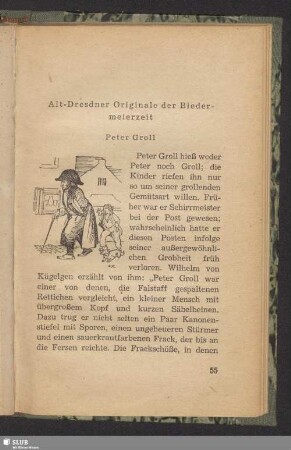 Alt-Dresdner Originale der Biedermeierzeit