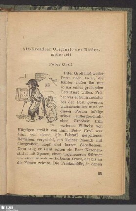 Alt-Dresdner Originale der Biedermeierzeit