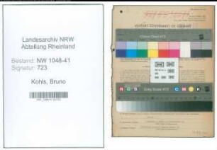 Entnazifizierung Bruno Kohls , geb. 08.08.1891 (Polizist)