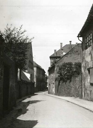 Akademiestraße, Blick von Nordosten zur Bergakademie