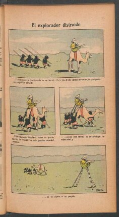 El explorador distraído - [Cómic]