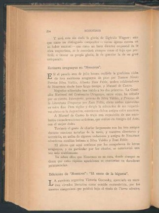 Escritores uruguayos en "Nosotros"