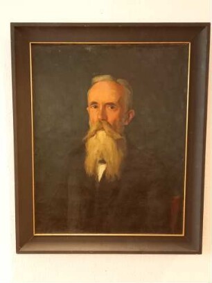 Ölgemälde / Porträt: Dr. Otto Adolf Ellissen / Kurt Hensel