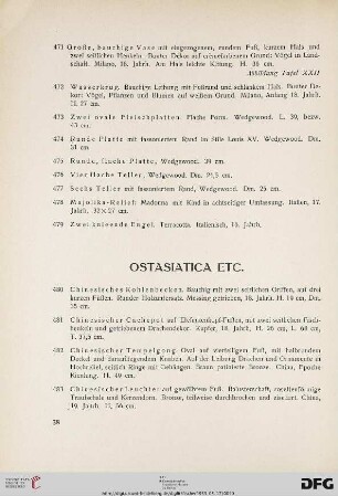 Ostasiatica etc. (Nr. 480-698)