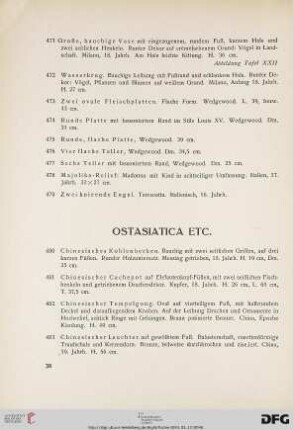 Ostasiatica etc. (Nr. 480-698)