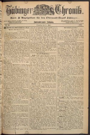 11. April (Nro. 85) - 16. April (Nro. 89)