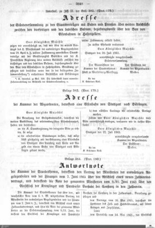 Beilagen zu Protokoll, 180. Sitzung
