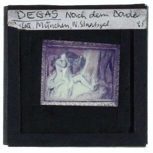 Degas, Nach dem Bad
