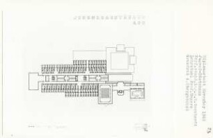 Jugend-Gästehaus, Berlin-Charlottenburg (Diplomarbeit bei Oswald Mathias Ungers): Grundriss 4. Obergeschoss