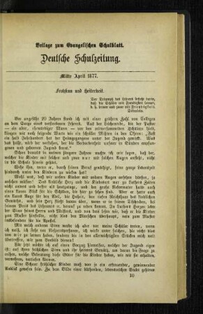 Frohsinn und Heiterkeit