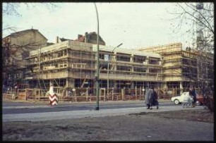 Gebäudebauarbeiten an der Blissestraße