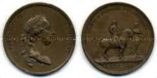 Medaille auf die Reisen des Römischen Königs Joseph II. nach Italien