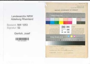 Entnazifizierung Josef Gierlich , geb. 15.08.1906 (Arzt)