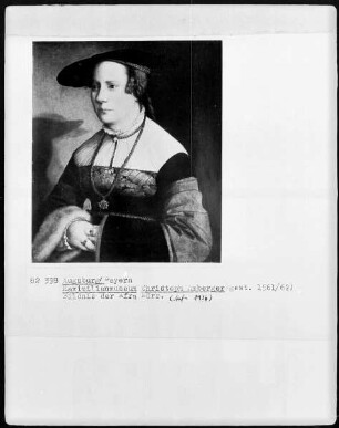 Bildnisdiptychon — Bildnis Afra Merz