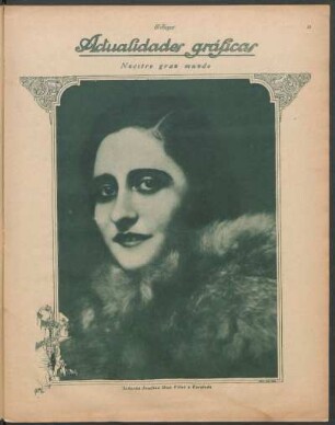 Nuestro gran mundo - Señorita Josefina Díaz Vélez y Escalada