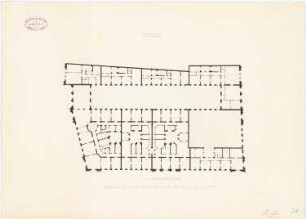 Geschäftshaus am Schlossplatz, Berlin: Grundriss Beletage