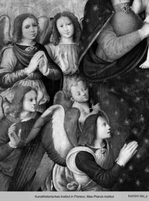 Dem heiligen Bernhard von Clairvaux erscheint die Maria