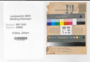 Entnazifizierung Johann Endres , geb. 13.07.1890 (Polizeibeamter)
