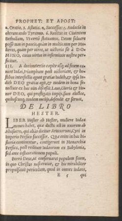 De Libro Hester.