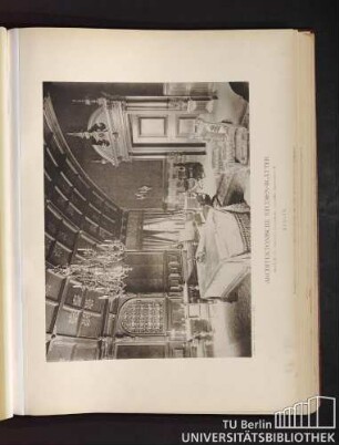 Serie I. No. 62. Stadtbahnhof Friedrichstraße. Kaiserliches Empfangszimmer II. Berlin.