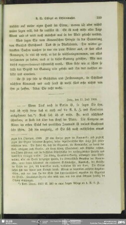 August Wilhelm von Schlegel an Friedrich Schleiermacher, Jena, 11.07.1800