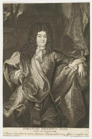 Bildnis des Iohannes Philippus Stoll