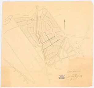 Siedlungsplan Fischtalgrund, Berlin-Zehlendorf: Grundplan 1:4000