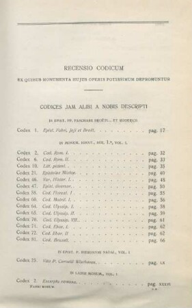 Recensio codicum