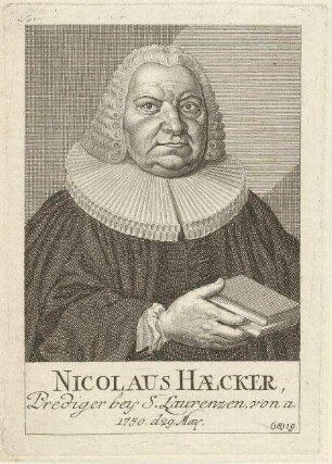 Nikolaus Häcker, Prediger bei St. Lorenz