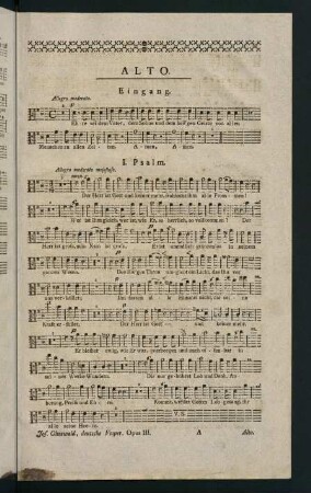 1-6, Alto. Deutsche Vesper, Hymne und 4 Antiphonen