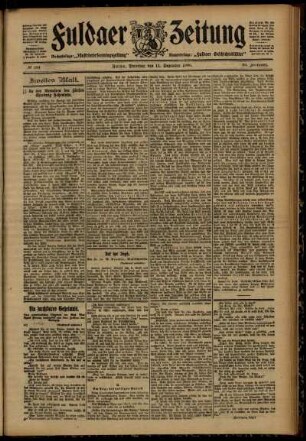 Zweite Ausgabe vom Dienstag, den 11. Dezember 1906.