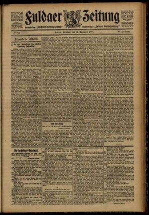 Zweite Ausgabe vom Dienstag, den 11. Dezember 1906.
