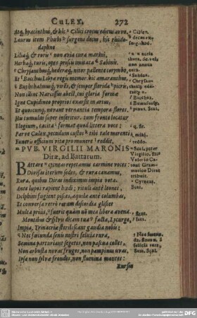 Pub. Vergilii Maronis Dirae, ad Battarum